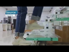 Укрепленный ламинированный стеклянный пол безопасный и нескользящий